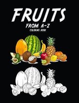 Fruit from A-Z Coloring book