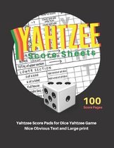 Yahtzee Score Sheets