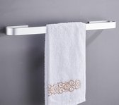 Handdoekhouder | Handdoekrek Chroom | Zelfklevend |Handdoekrek badkamer | Gastendoekhouder | Handdoekhouders | Badkameraccesoires | 45cm Chroom