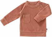 Fresk sweater velours Ash rose
