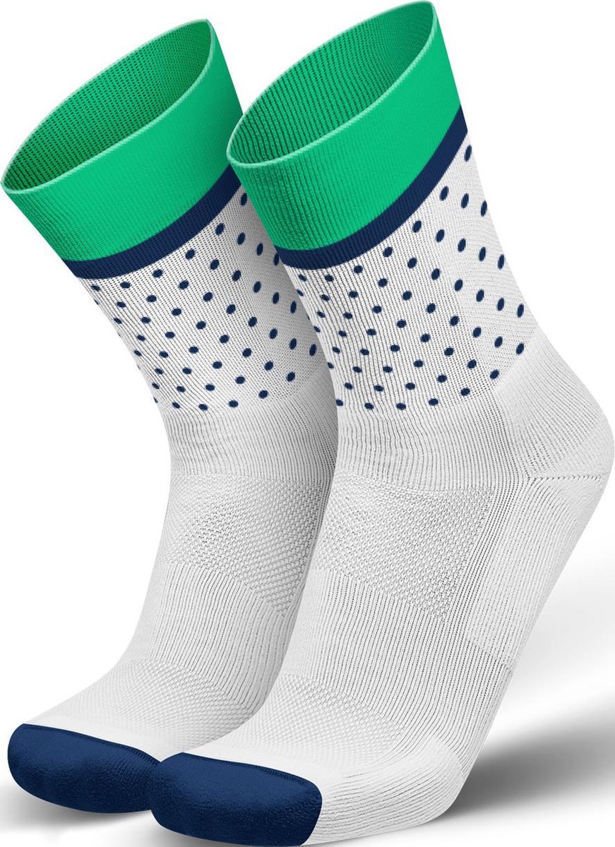 Incylence Running Sock Classic Dots Green