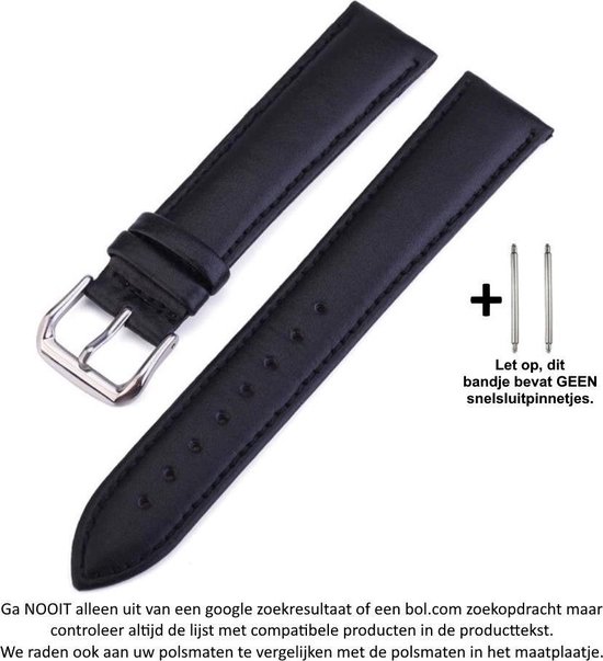 leren horlogebandje