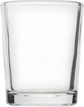 Theelichthouder - D5.6xh6.7cm - Glas - (set van 12)