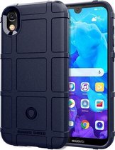 Huawei Y5 (2019) Hoesje - Mobigear - Rugged Shield Serie - TPU Backcover - Army black - Hoesje Geschikt Voor Huawei Y5 (2019)