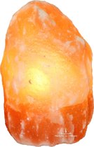 Himalaya Salt Dreams - Zoutlamp - Tafellamp - 2-3Kilo - 19cm Hoog - Siliconendopjes