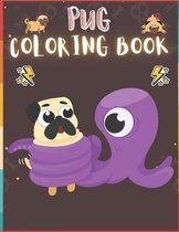 Pug Coloring Book