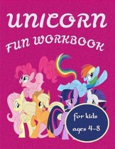 Unicorn Fun Workbook for kids ages 4-8