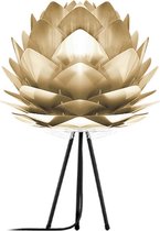 Umage Silvia tafellamp Brushed Brass - Medium Ø 50 cm + Tripod zwart