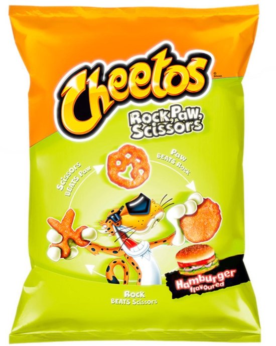 Cheetos Paws Hamburger Chips (Lays) 5 x 85 Gram