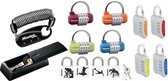 Masterlock - Sport Package - Sleutelkastje - Hangsloten - Rugzakslot - Slot - Ijzeren sloten