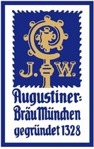 Metalen Bord Duitse Bieren Augustiner Brau Munchen