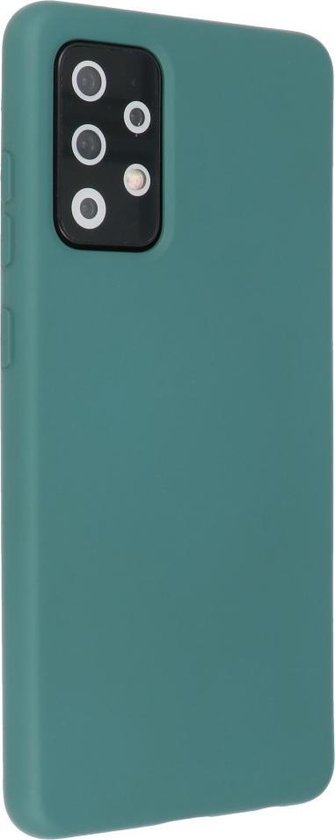 BestCases Thick Fashion Case - Coque Samsung Galaxu A72 / A72 5G - Coque de téléphone Galaxy A72 5G - Coque arrière Samsung Galaxy A72 / A72 5G - Coque Galaxy A72 5G - Vert foncé
