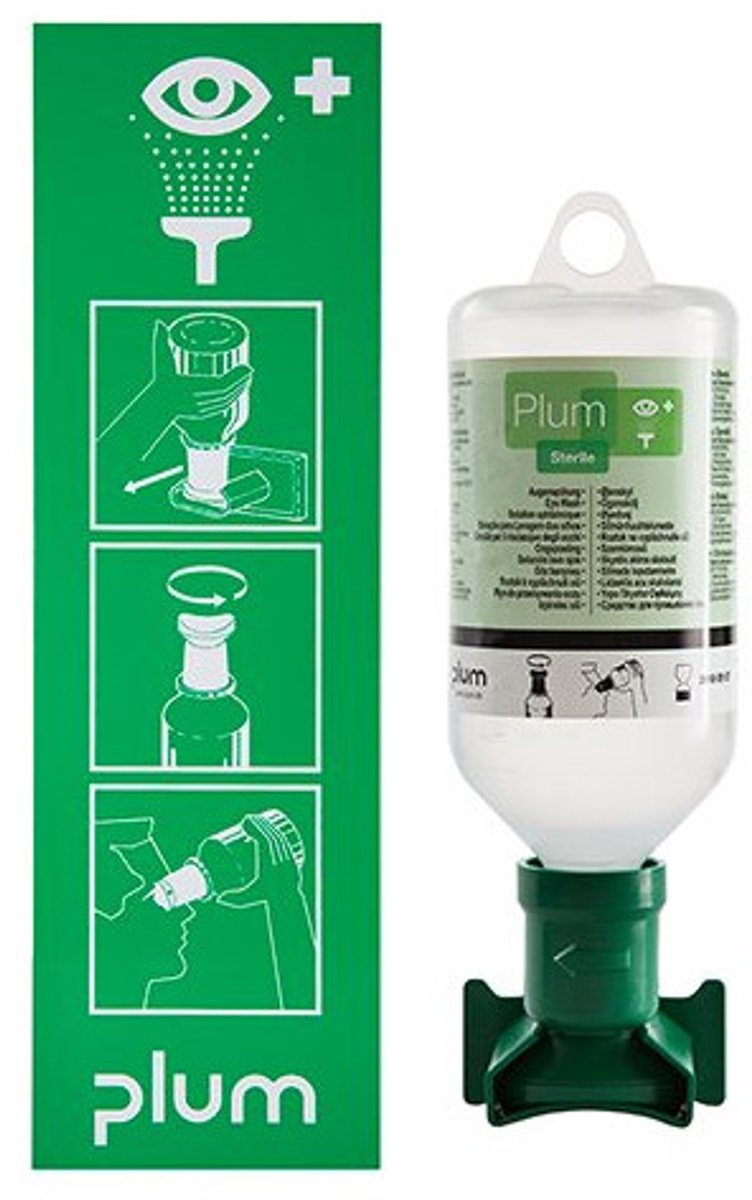 Plum oogspoelstation Single, 500 ml