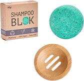 EUCALYPTUS shampoobar + Bamboe zeephouder in cadeauverpakking