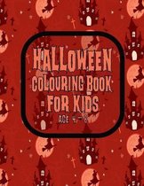 Halloween Colouring Book For Kids Age 4 - 8