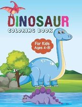 Dinosaur Coloring Book for Kids Ages 4-8!