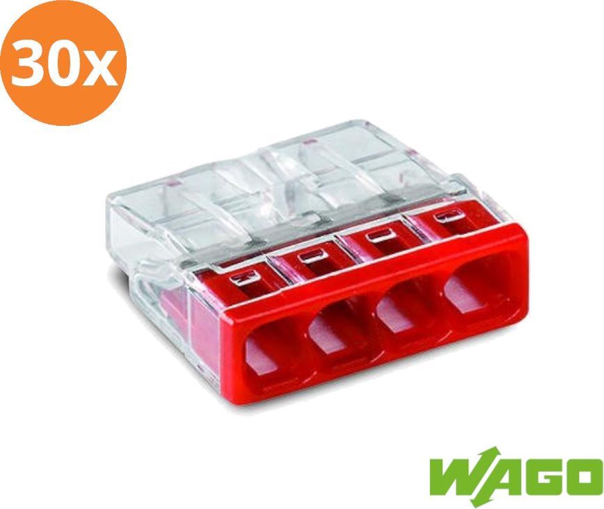 Wago compact lasklem 2273-204 - 4 voudig (30 stuks)