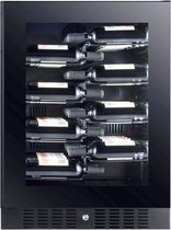 Temptech CPROX60SRB - wijnkoelkast - greeploos - 40 flessen - zwart