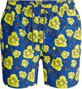 Jack & Jones Intelligence Bali Zwembroek - Mannen - blauw/geel