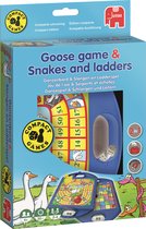 Jumbo - Ganzenbord & Slang en Ladderspel - Reiseditie - Ideaal reisspel vanaf 4 jaar