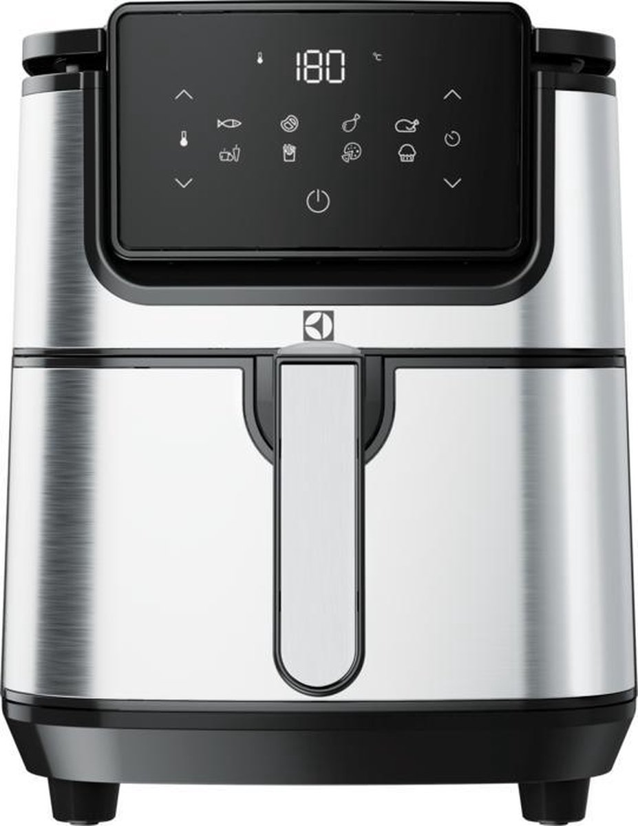 Electrolux E6AF1-4ST Heteluchtfriteuse Vrijstaand 1500 W 3.5 liter Zwart RVS