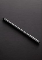 DIP STICK Ribbed  (12x240mm) - Brushed Steel