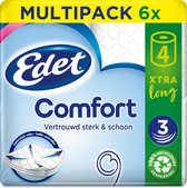 EDET Comfort Xtra Long 3-laags wc papier 24 = 48 rollen