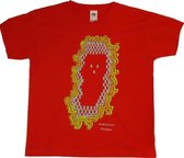 Anha'Lore Designs - Spookje - Kinder t-shirt - Rood - 7/8j (128)