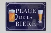 Straatnaam Bord: "Place de la Bière"