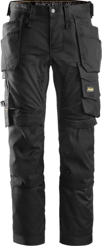 Pantalon de travail Snickers - avec poches holster - stretch - 6241 - noir - taille 48