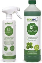 winwinCLEAN Allesputzer 1000ML met sproeiflacon, Alleskunner, allesreiniger, 100% biologische reinigingsmiddel