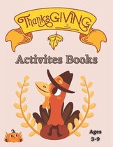 Thanksgiving Activity Book Ages 3-9