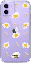 HappyCase iPhone 12 / 12 Pro Souple TPU Fleurs Imprimé