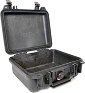 Peli Case   -   Camerakoffer   -   1200    -  Zwart   -  excl. plukschuim  23,50  x 18,10  x 10,50  cm (BxDxH)