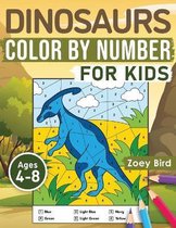 Dinosaurs Color by Number for Kids