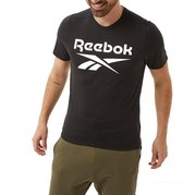 Reebok Workout Ready Supremium Sportshirt Zwart Heren - Maat XL