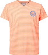 Petrol Industries - Striped v-hals T-shirt Heren - Maat XXL