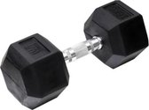 Orange Gym, Hex Dumbbell – 16KG – hexagon dumbbells – neoprene dumbbell