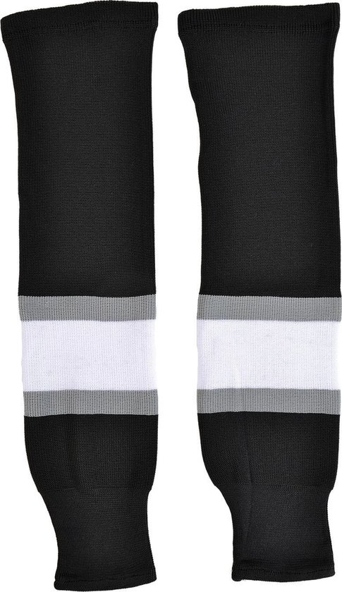 IJshockey sokken Junior L.A. Kings zwart/grijs/wit