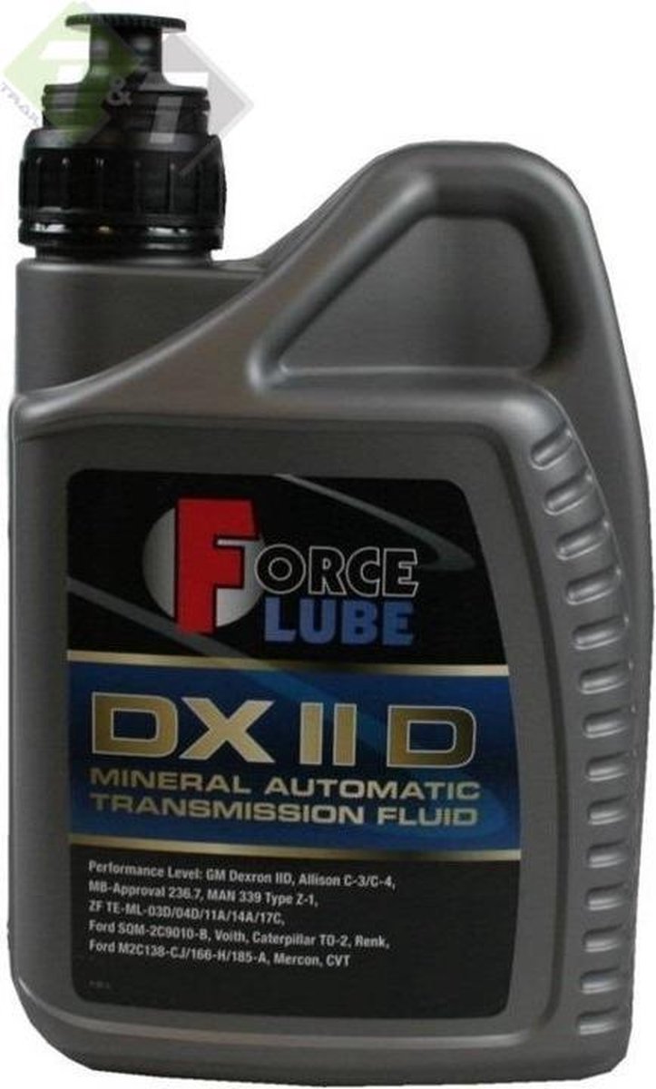 Transmissie olie, DX IID, 1 liter inhoud, Automaat transmissie oil, Force Lube