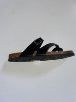 Teen slipper/sandalen heren - zwart - maat - 43