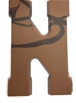 Joe & Mien Ambachtelijke Chocolade letter 'N' - Melk - 1 x 200 gram