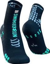 Compressport Pro Racing Socks V3.0 Run High Born To SwimBikeRun 2021 Total Eclipse Hardloopsokken
