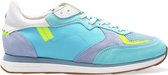 Floris Van Bommel 85326 Lage sneakers - Leren Sneaker - Dames - Groen - Maat 39