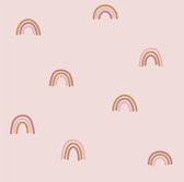 Little Dutch - Vliesbehang - Little Rainbows Pink - Roze - 10mx53 cm