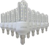 E14 LED-lamp 7W Lynx 220V 360 ° spaarlamp (10 stuks) - Warm wit licht