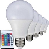 Ledlamp E27 5W 220V RGB (5 stuks) - RGB - Overig - Pack de 5 - SILUMEN