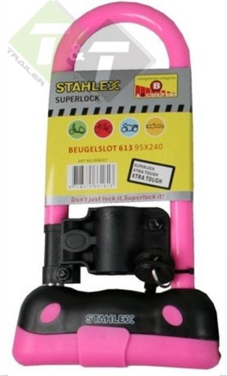 Beugelslot Stahlex 613, Slot, Sloten, 15mm dik