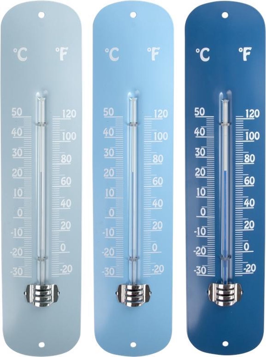 kampioen conjunctie Voorzichtig Esschert Design - Thermometer - Blauw - 50 cm | bol.com