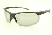 Sportbril met grijse montuur en grijse glas. B - 39160.